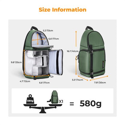K&F Outdoor Camera Sling Backpack