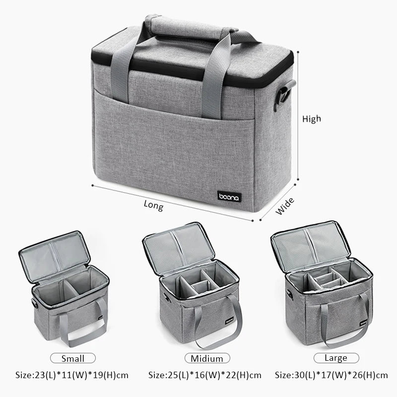 Camera Hub Essentials Waterproof DSLR Camera Backpack - Grey-L