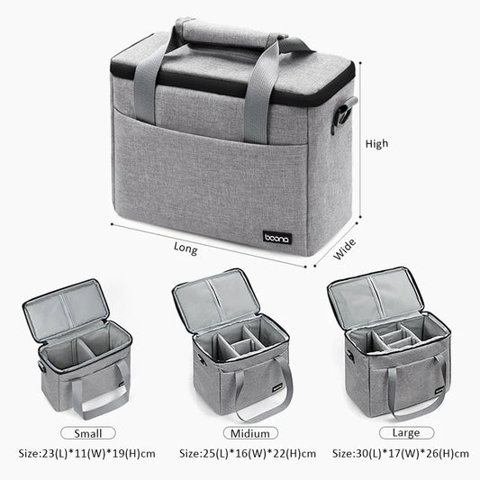 Camera Hub Essentials Waterproof DSLR Camera Backpack - Grey-L