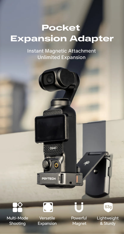 PGYTECH Magnetic Expansion Adapter for DJI Osmo Pocket 3