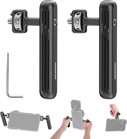 NEEWER 2-Pack Rotatable Handles for Smartphone Video Rigs