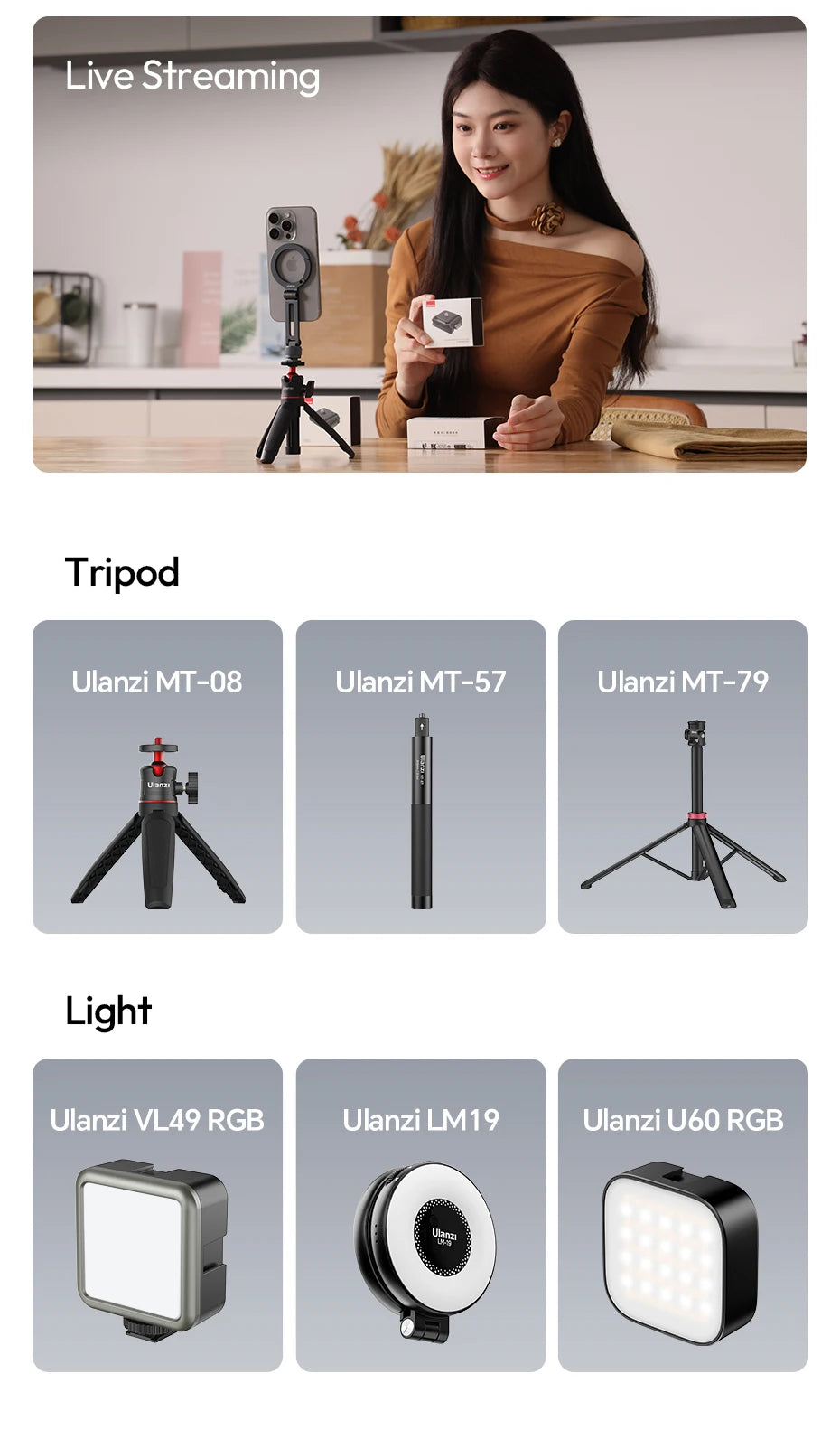 Ulanzi MA07 MagLock Magnetic Phone Mount