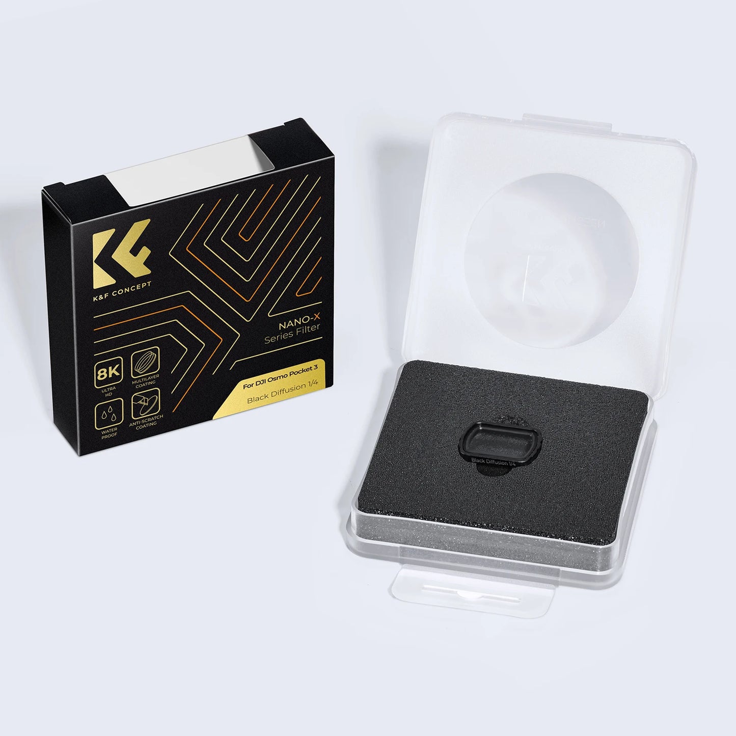 K&F Concept DJI Osmo Pocket 3 Filter & Lens Kit - CPL Mist 1-4 VND