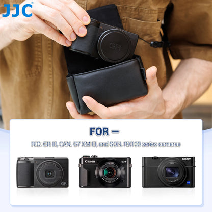 JJC Compact Camera Case for Ricoh GR IV/GR III & Sony RX100