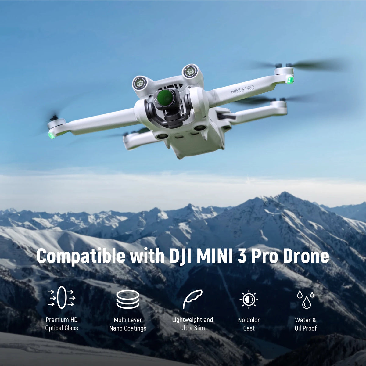 NEEWER 6-Pack ND Filter Set for DJI Mini 3 and Mini 3 Pro