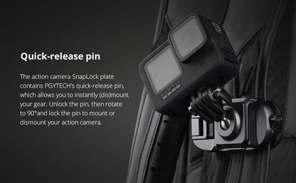 PGYTECH Arca Quick Release Plate for Action Cameras