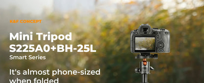 K&F S225A0 52cm Mini Desktop Tripod with Ball Head