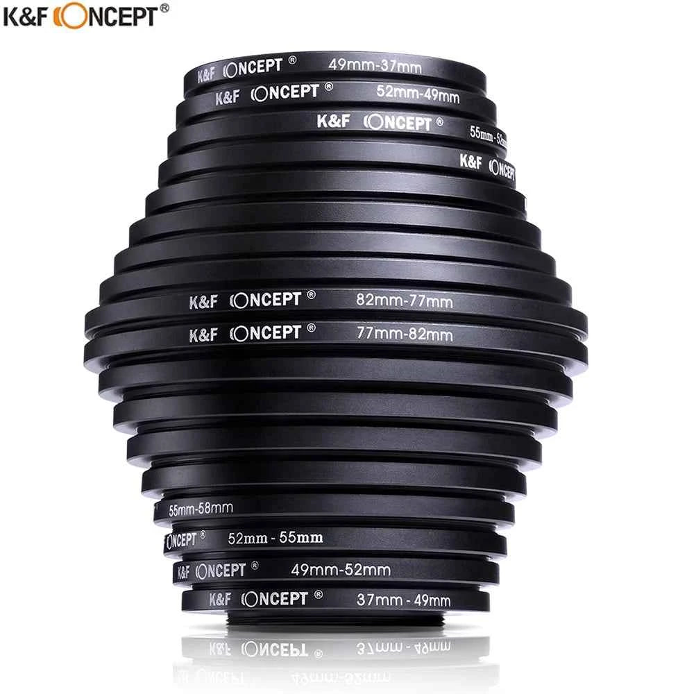 K&F Concept Step-Up and Step-Down Adapter Ring Set