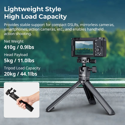 SmallRig 4630 Metal Tabletop Tripod with Arca-Swiss Quick Release Plate
