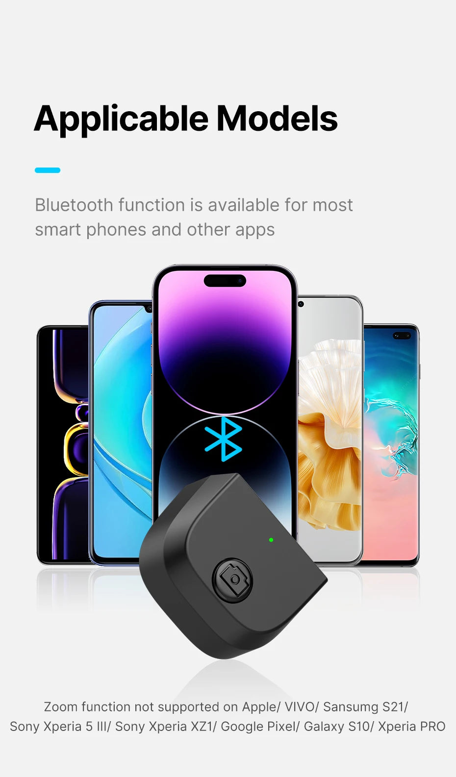 Ulanzi CG02 Smartphone Camera Grip with Fill Light & Bluetooth