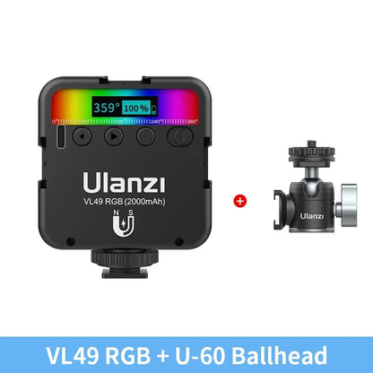 Ulanzi VL49 RGB Magnetic LED Video Light