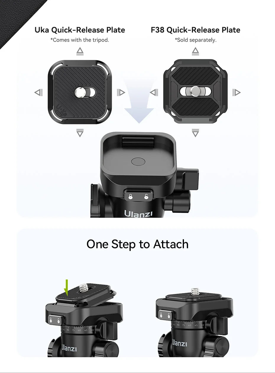 Ulanzi TT38 UKA Quick Release Tripod & Top Handle