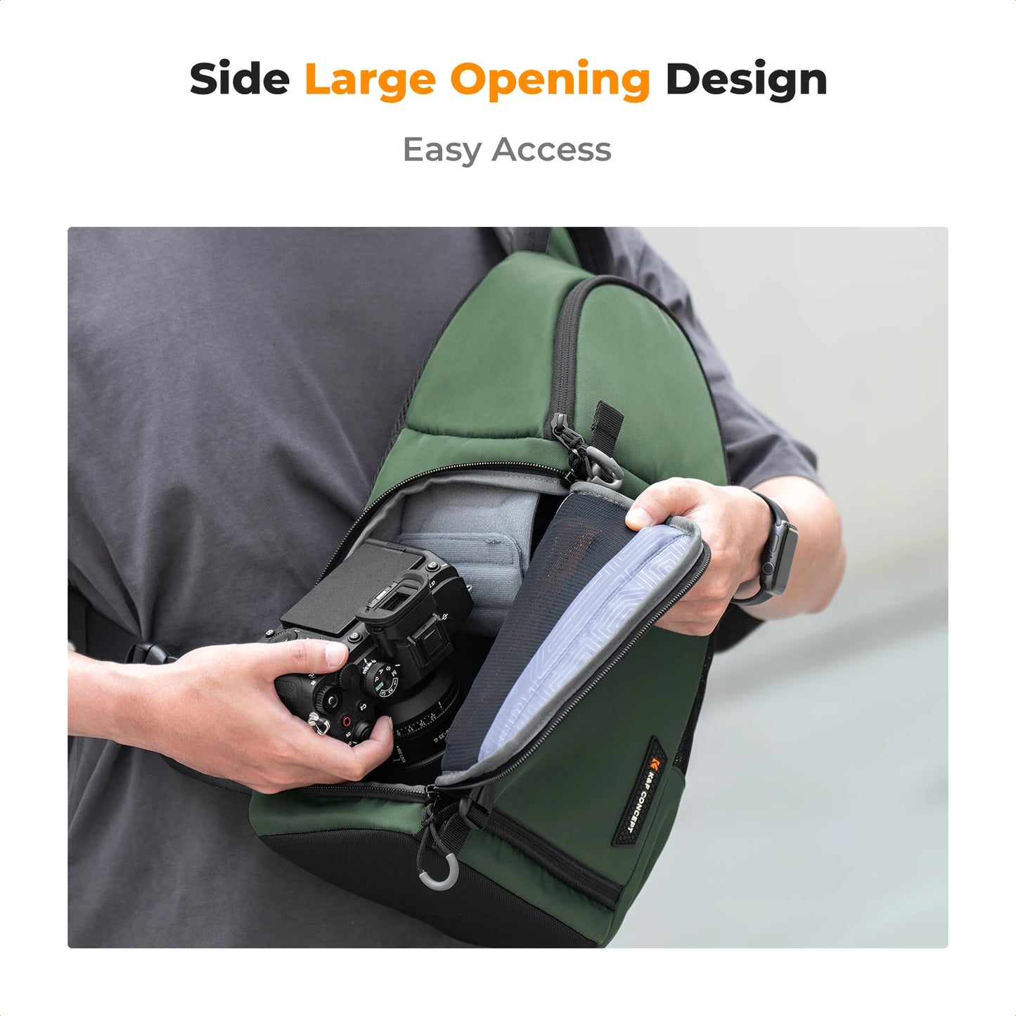 K&F Outdoor Camera Sling Backpack