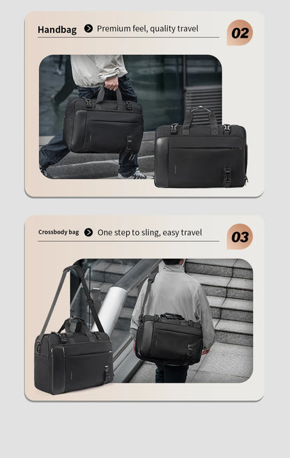 TIGERNU 17 Inch 3-in-1 Laptop Travel Backpack