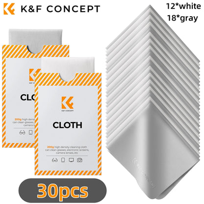 K&F Concept 6.7-Inch Microfibre Camera Cleaning Cloths