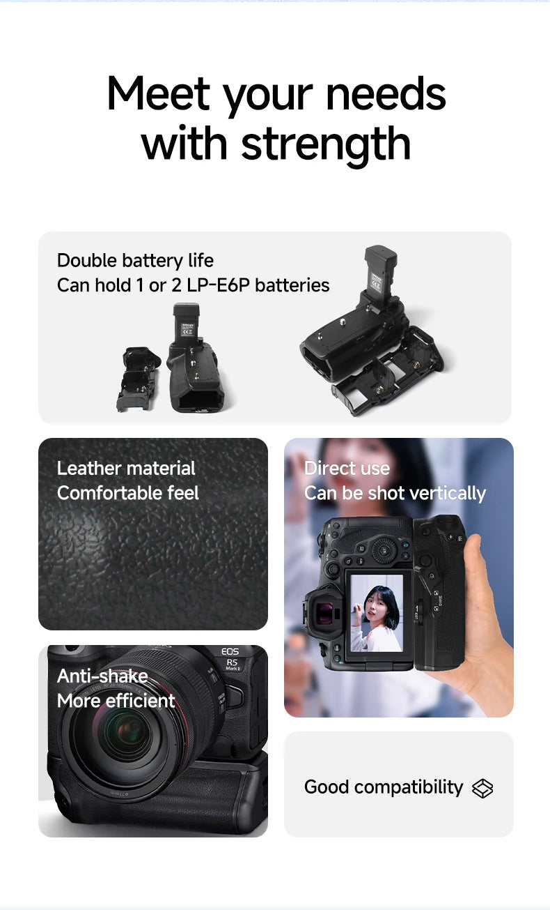 BG-R20 Battery Grip for Canon EOS R5 / R6 Series