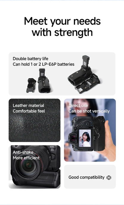 BG-R20 Battery Grip for Canon EOS R5 / R6 Series