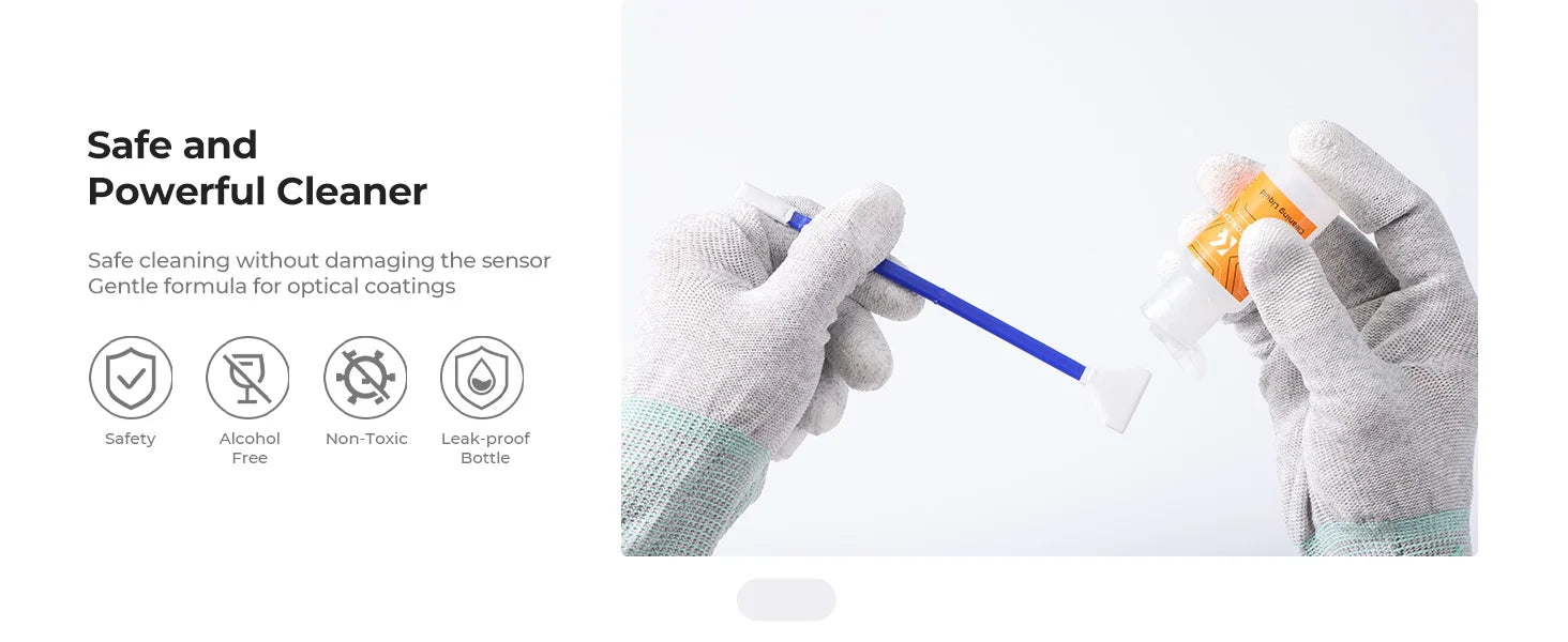 K&F Concept 2-in-1 Camera Sensor Cleaning Swab Kit