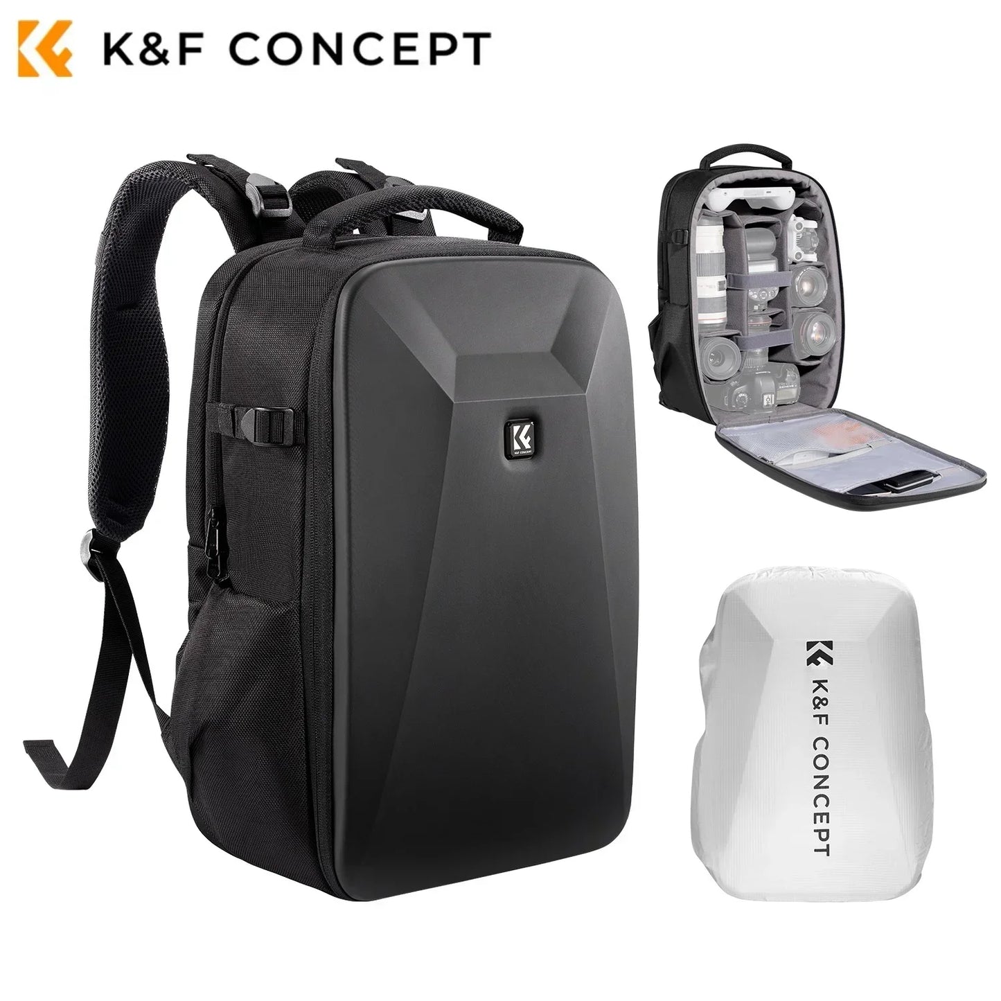 K&F 22L Hard Shell Camera Backpack