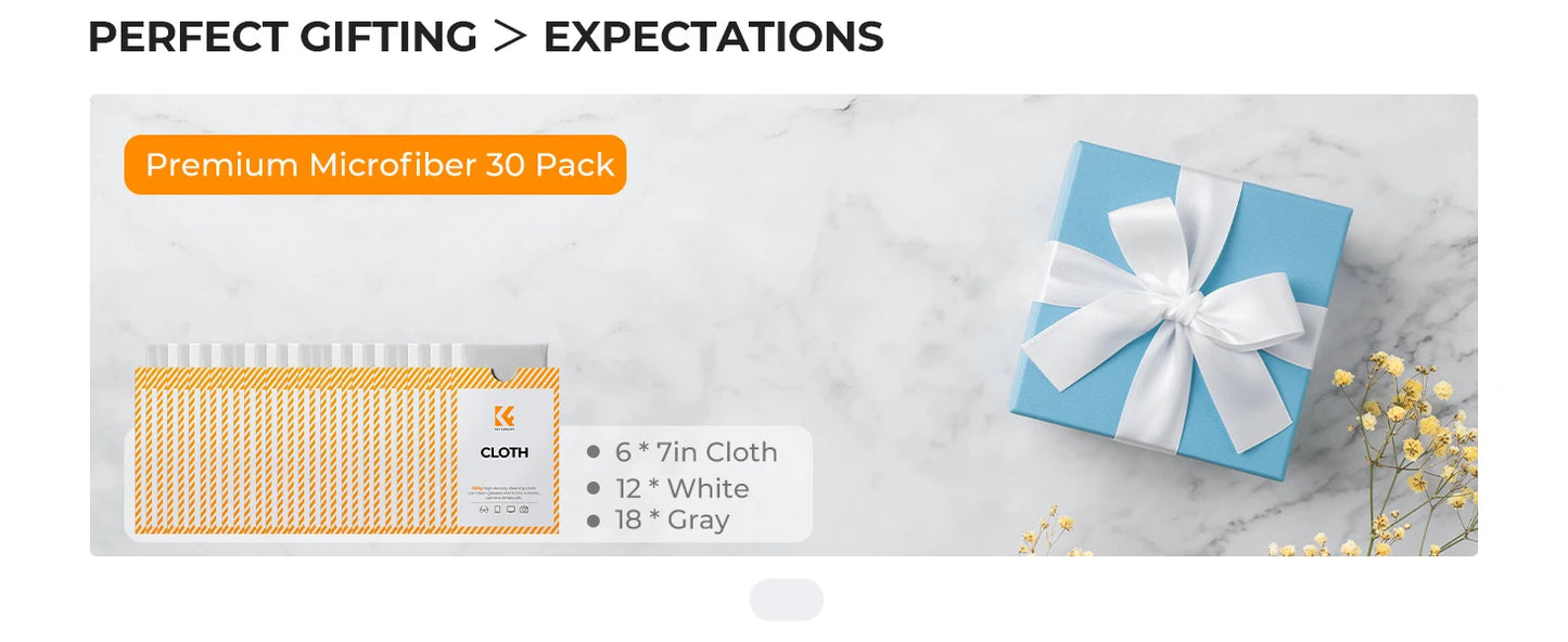 K&F Concept 6.7-Inch Microfibre Camera Cleaning Cloths
