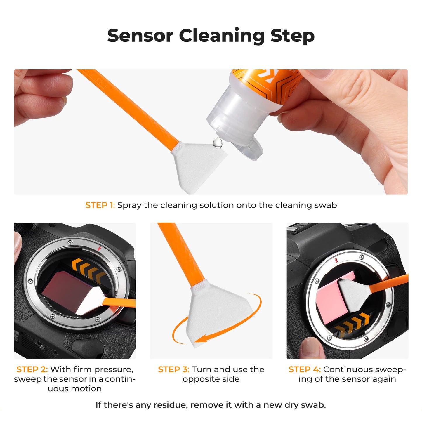 K&F Concept 25-in-1 Camera Sensor Cleaning Kit