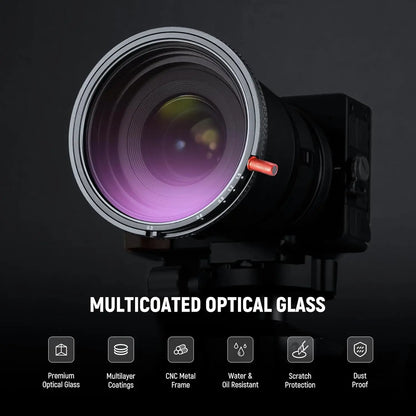 NEEWER 3-in-1 Variable ND, CPL & 1/4 Black Diffusion Filter
