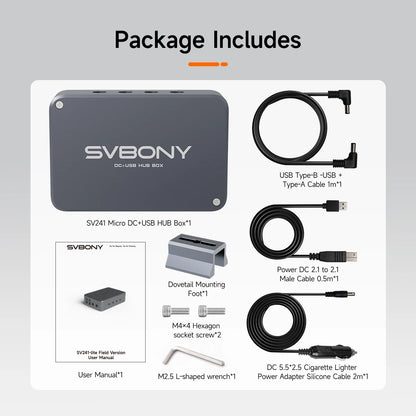 SVBONY SV241 Astronomy DC and USB Hub Box