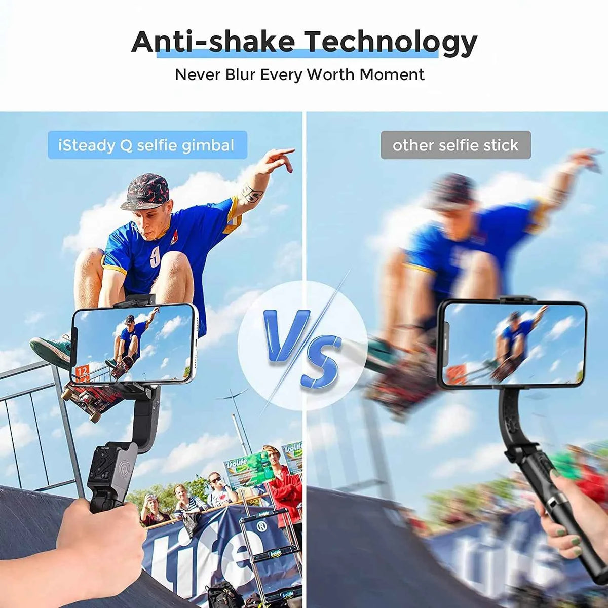 Hohem iSteady Q Smartphone Gimbal and Selfie Stick Tripod