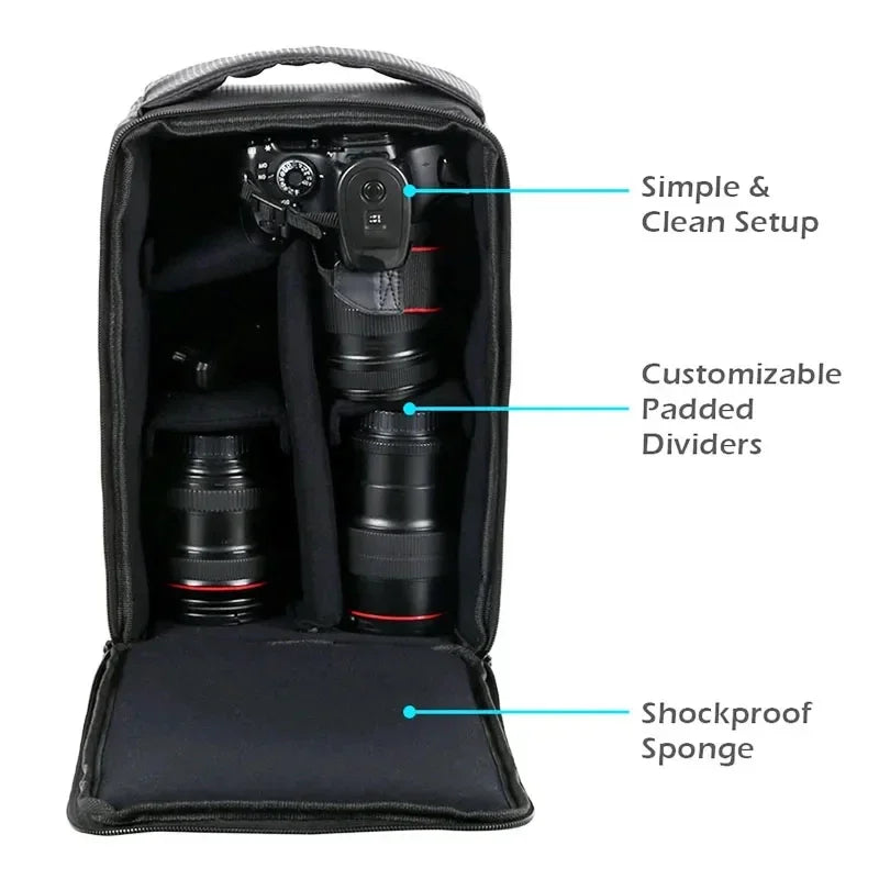 Multifunctional DSLR Camera Backpack