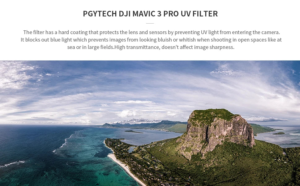 PGYTECH Filters for DJI Mavic 3 Pro – UV, CPL & ND-PL