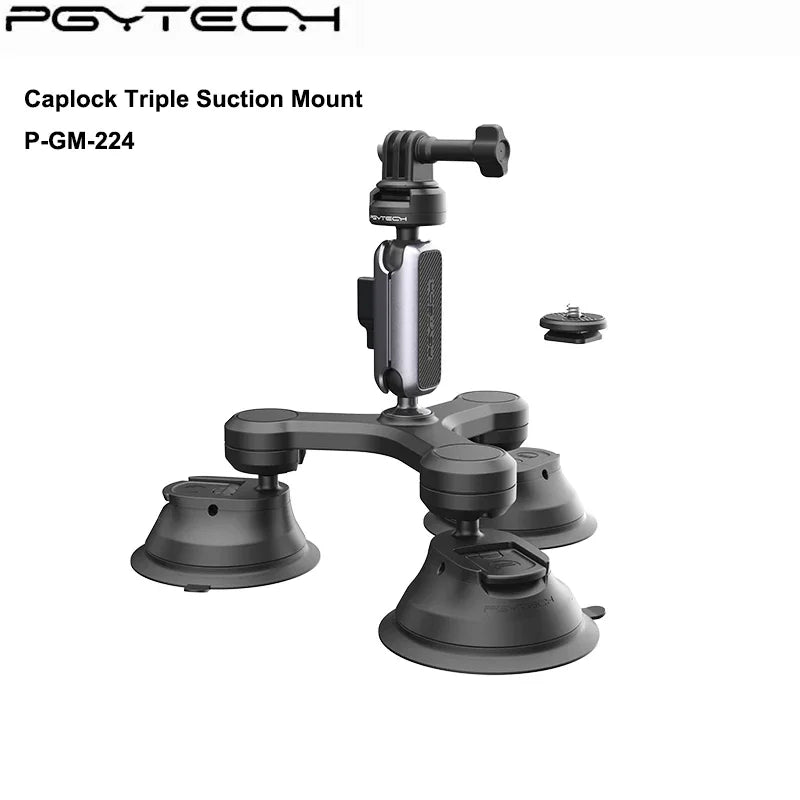 PGYTECH CapLock Triple Suction Camera Mount