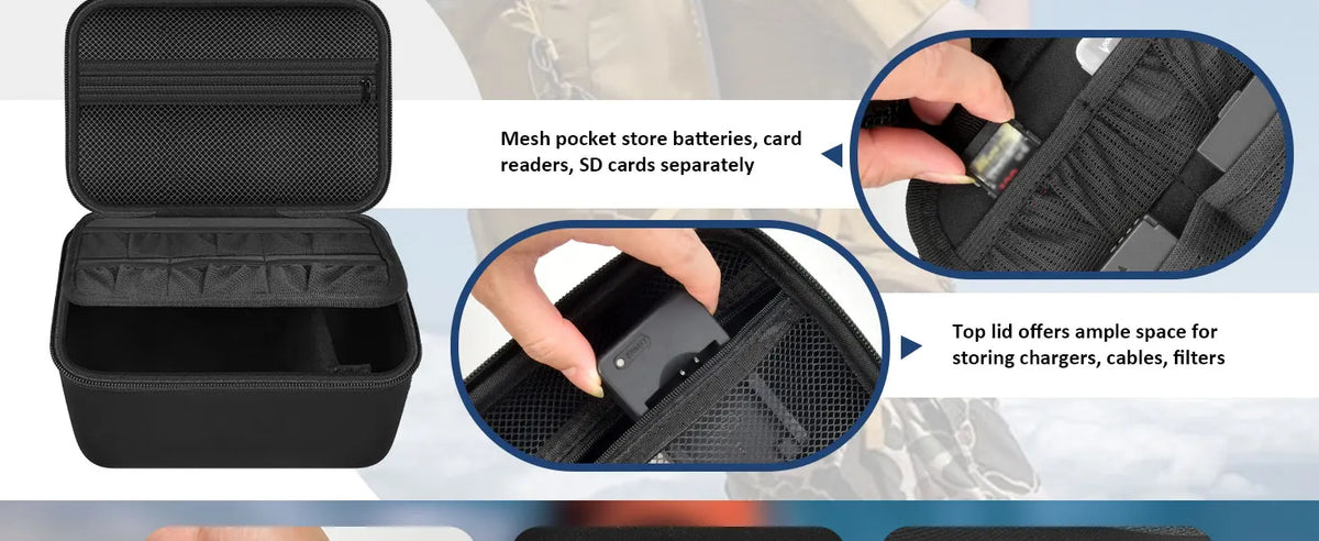 Hard Camera Case for DSLR and Mirrorless Cameras