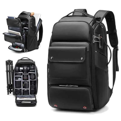 INFEYLAY 40L Camera Backpack for 17-inch Laptop & Tripod