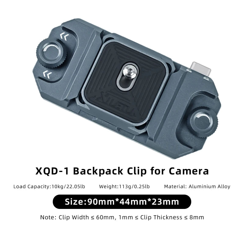 XILETU Quick Release Backpack Camera Clip
