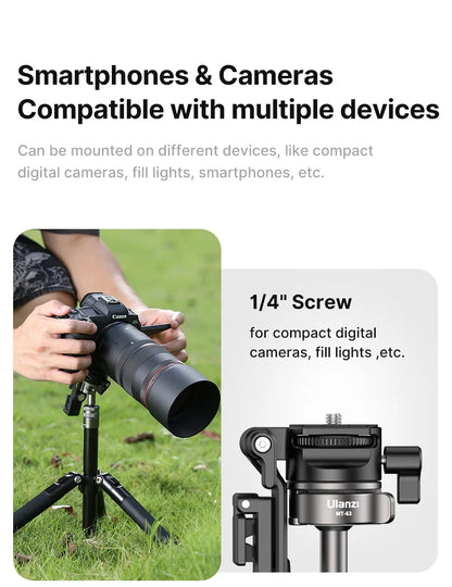 Ulanzi MT-63 26cm Mini Tripod with Panoramic Head
