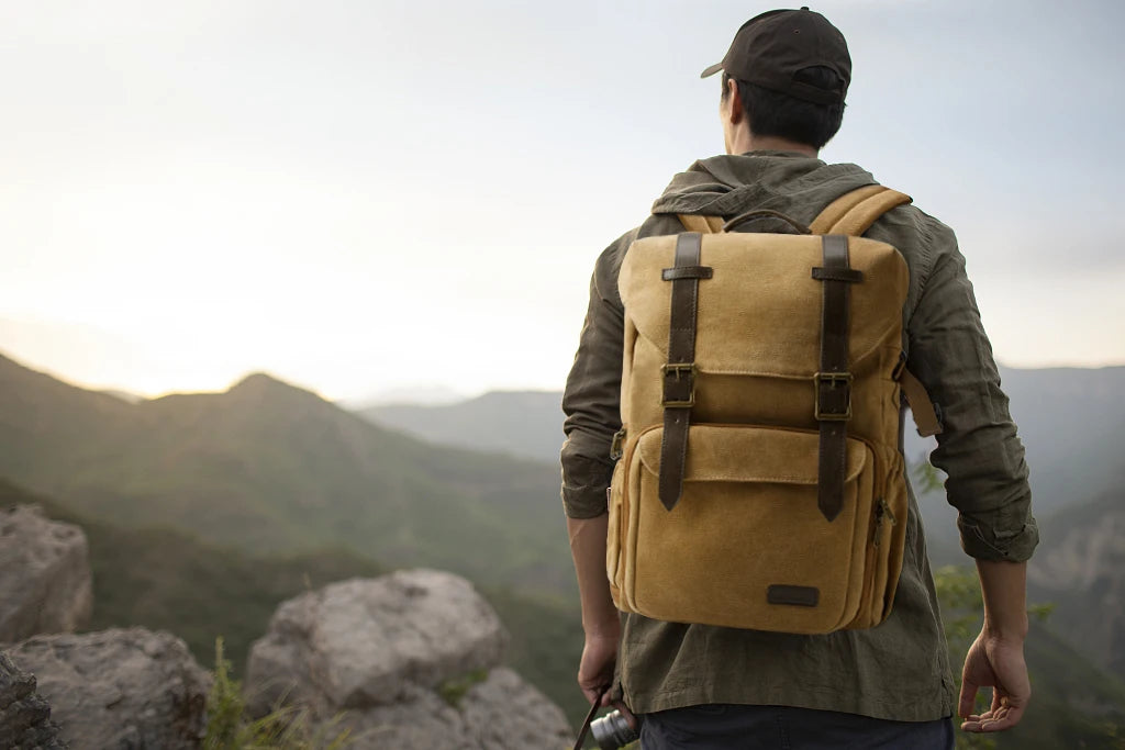 BAGSMART Waterproof Camera Backpack with Tripod Holder