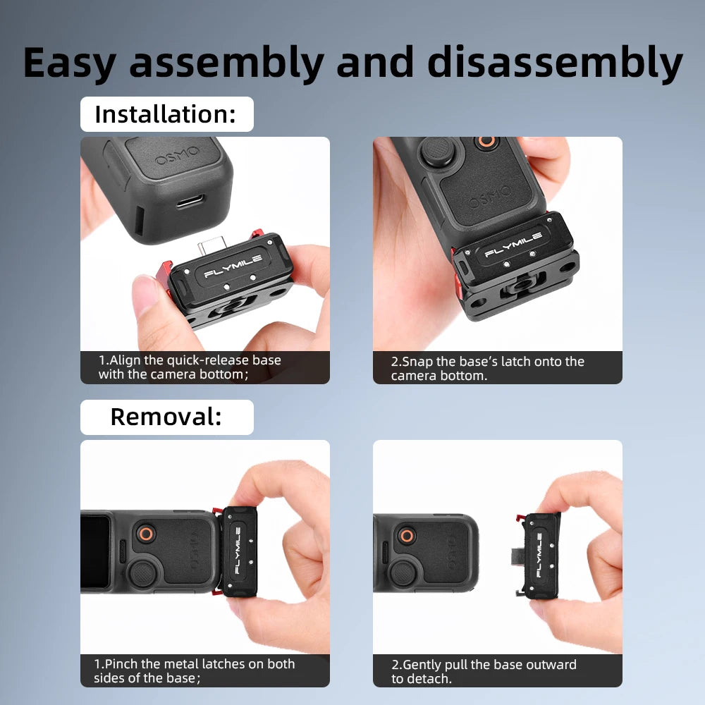 USB-C Quick Release Charging Base for DJI Osmo Pocket 3 / 4