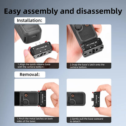USB-C Quick Release Charging Base for DJI Osmo Pocket 3 / 4