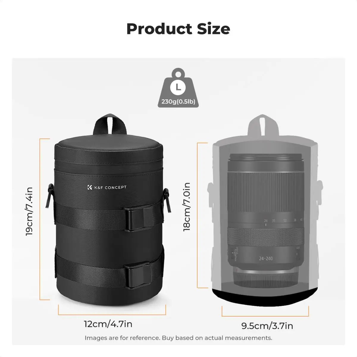 K&F Waterproof Lens Pouch Case