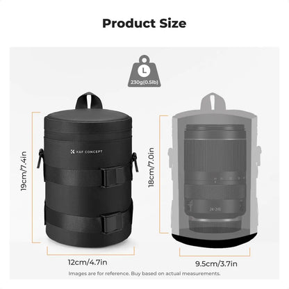 K&F Waterproof Lens Pouch Case