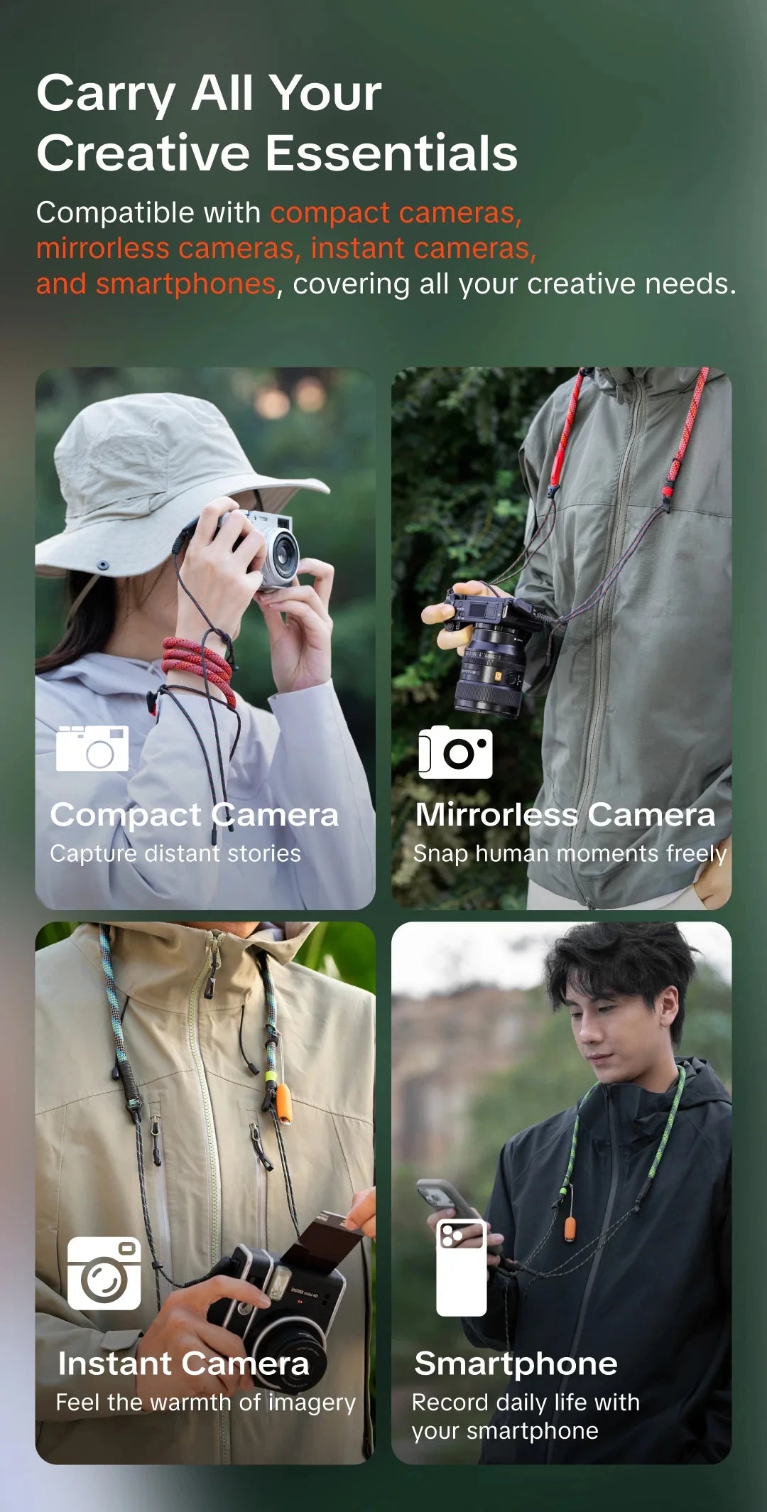 PGYTECH Camera Wrist Strap Slim Outdoor