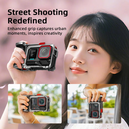 Flymile Camera Cage & Grip Kit for Insta360 Ace Pro 2