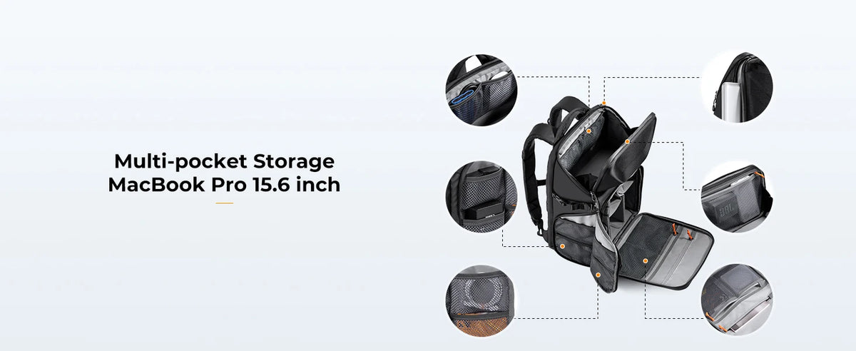 K&F 20L Hardshell Camera Backpack with 15.6 Inch Laptop Compartment