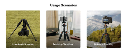 K&F S225A0 52cm Mini Desktop Tripod with Ball Head