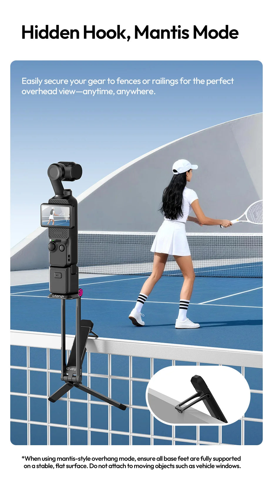 Ulanzi MA66 Magnetic Quick Release Tripod for DJI Pocket 3