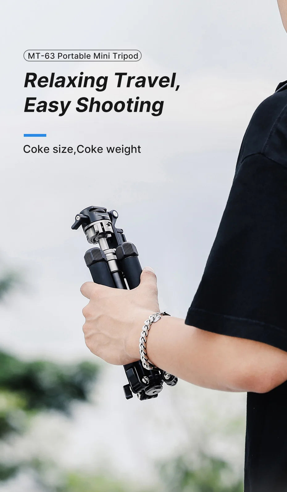 Ulanzi MT-63 26cm Mini Tripod with Panoramic Head
