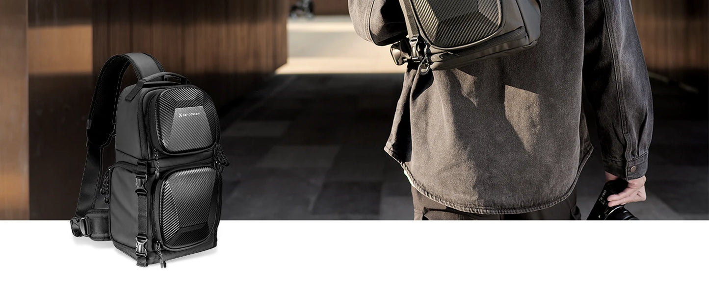 K&F 10L Hard Shell Camera Sling Bag