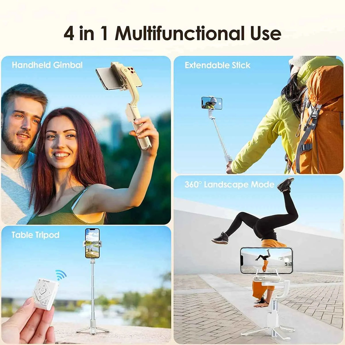 Hohem iSteady Q Smartphone Gimbal and Selfie Stick Tripod