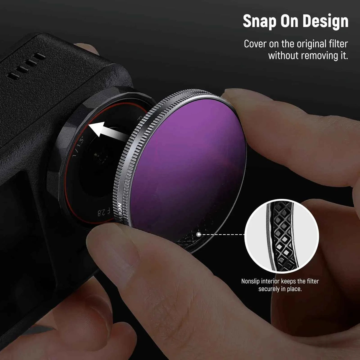 NEEWER ND/PL Filter Set for DJI Osmo Action Cameras