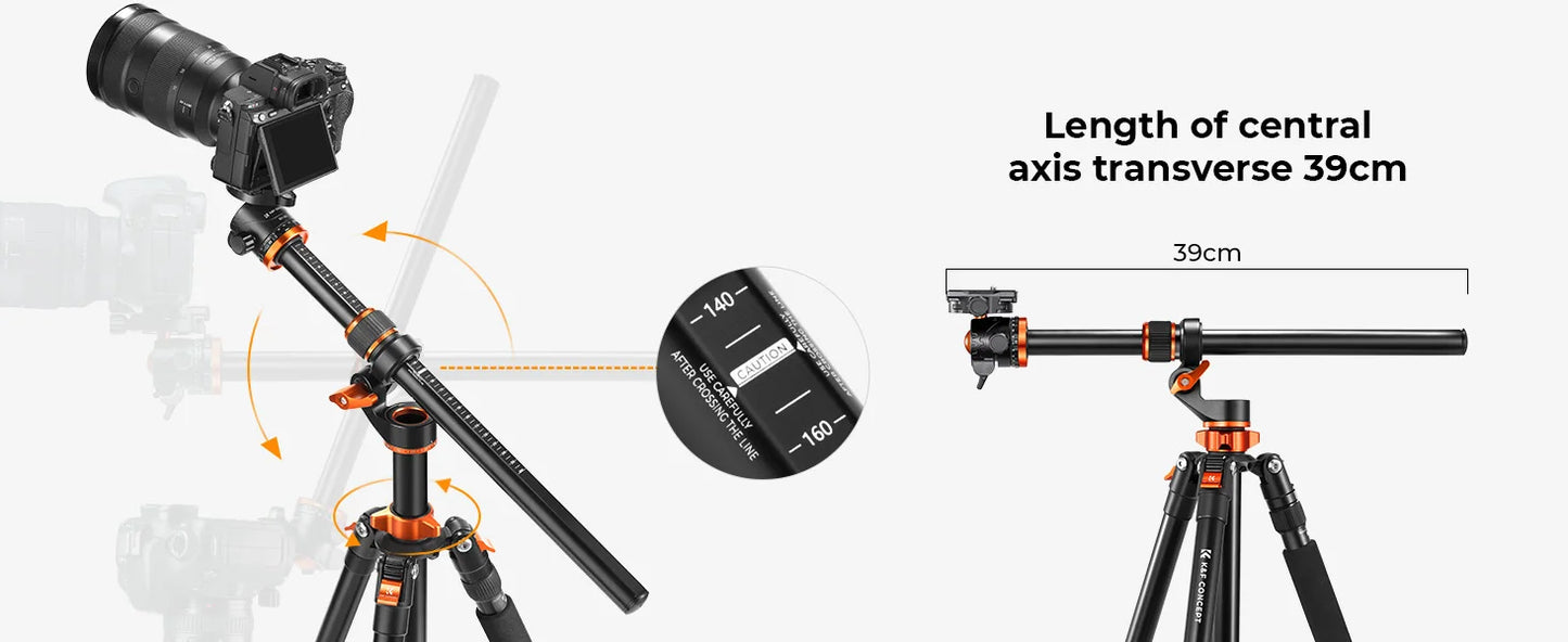K&F Concept T254A7 90-Inch Aluminium Monopod Tripod